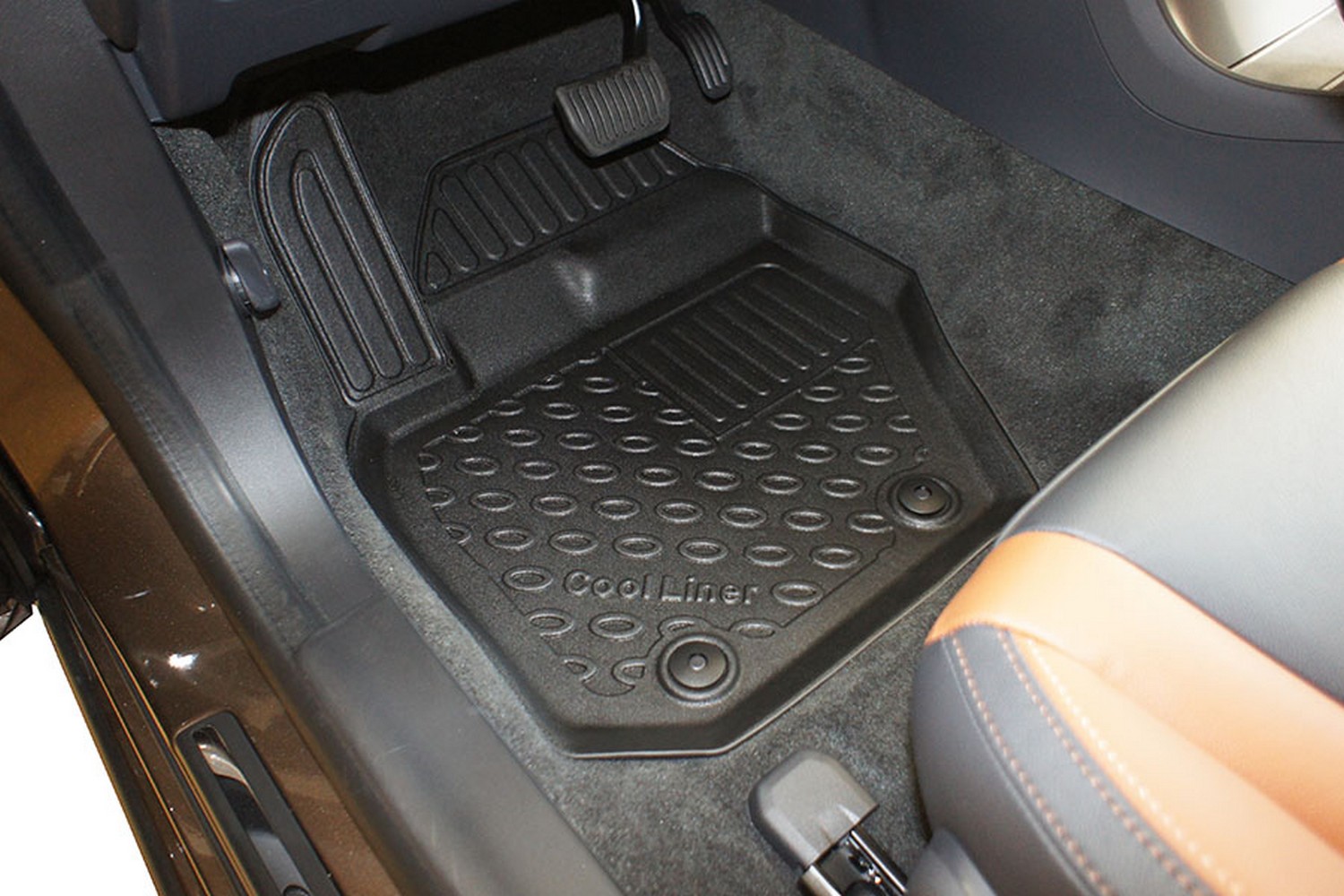 Car mats suitable for Volvo S60 II 2010-2018 4-door saloon Cool Liner PE/TPE rubber (VOL1S6FM-C) (2) Car mats suitable for Volvo S60 II 2010-2018 4-door saloon Cool Liner PE/TPE rubber (VOL1S6FM-C) (2)