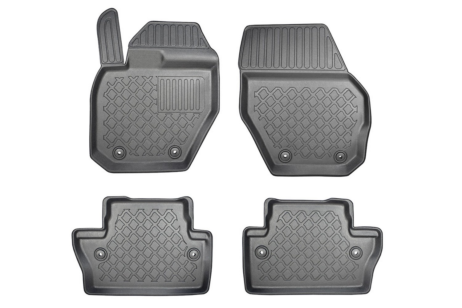 Car mats suitable for Volvo S60 II 2010-2018 4-door saloon Guardliner PE/TPE rubber