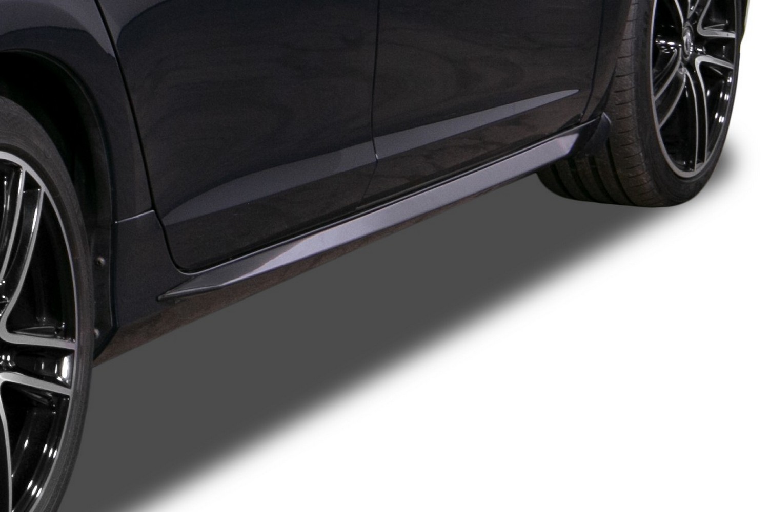 Side skirts suitable for Volvo S60 II 2013-2018 4-door saloon &#34;Slim&#34; ABS
