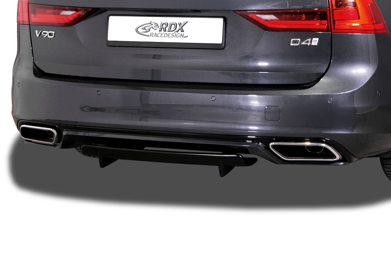 Rear diffuser Volvo S90 II 2016-present 4-door saloon PU