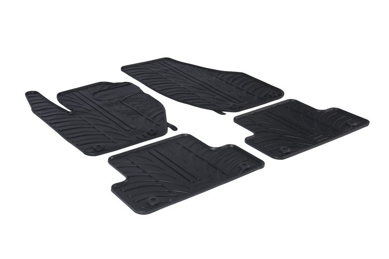 Car mats suitable for Volvo V40 (P1) 2012-2019 5-door hatchback Rubbasol rubber