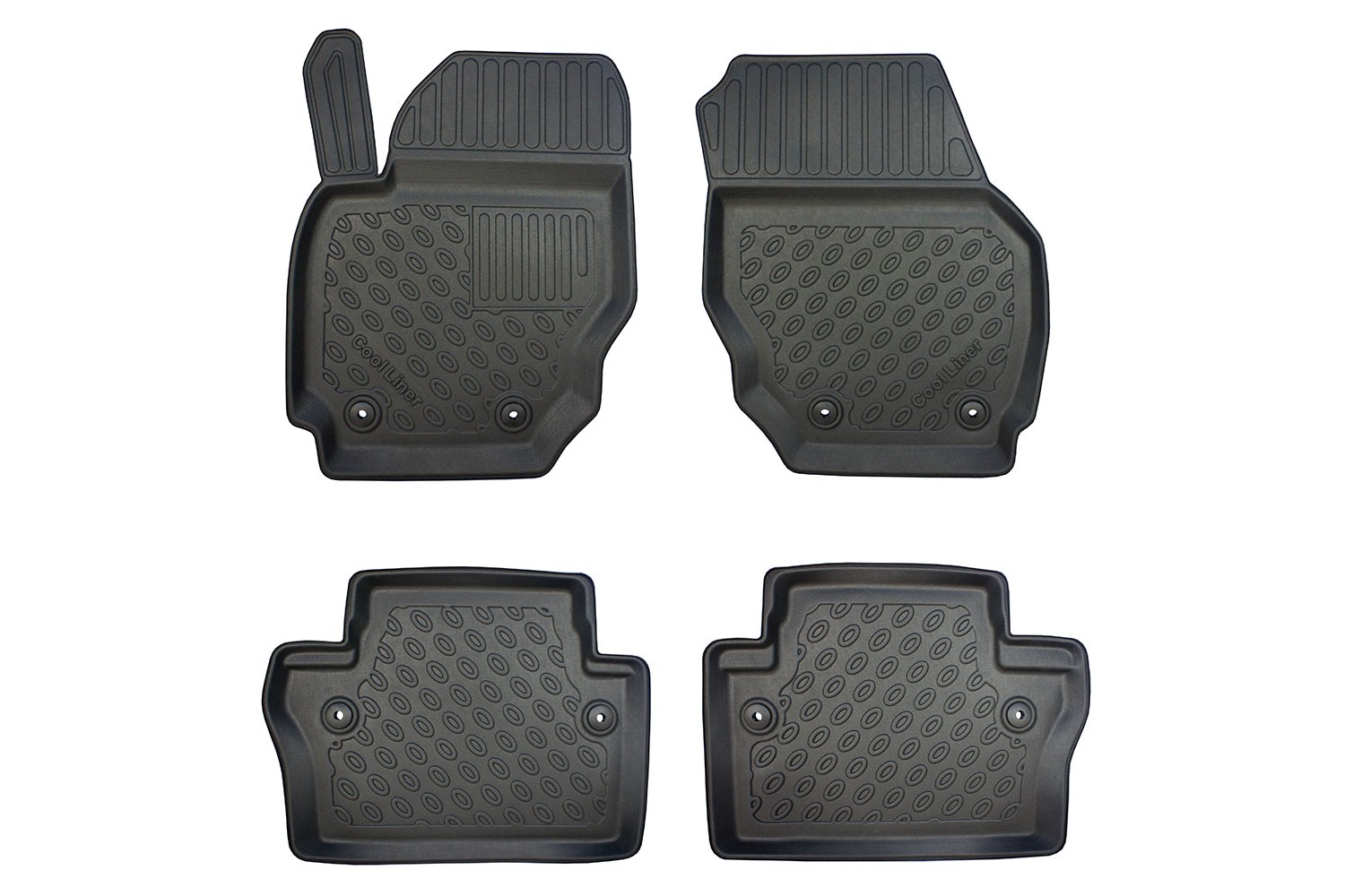 Fußmatten passend für Volvo V70 - XC70 (P24) 2007-2016 Kombi Cool Liner PE/TPE Gummi