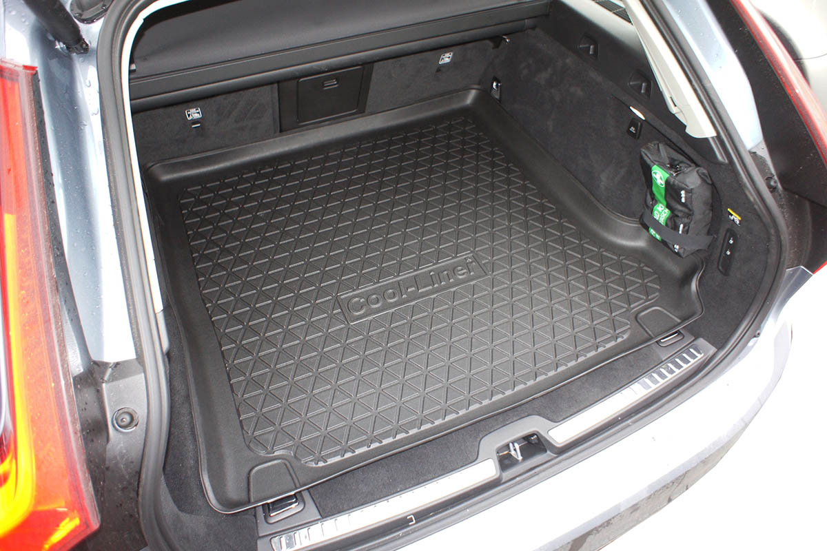 Tapis de coffre Volvo V90 II 2016-présent break Cool Liner antidérapant PE/TPE caoutchouc