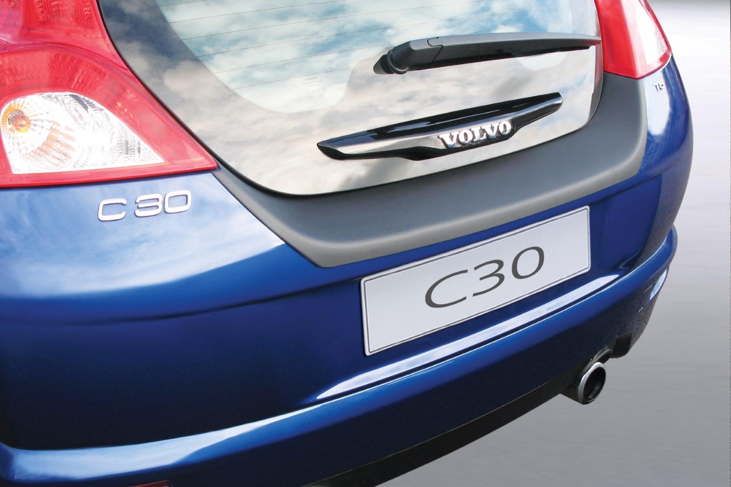 Bumperbeschermer Volvo C30 2006-2012 3-deurs hatchback ABS - matzwart