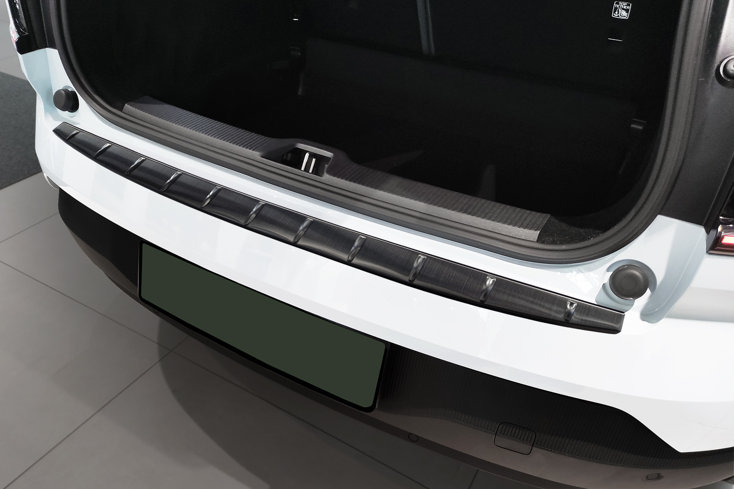 Bumperbeschermer Volvo EX30 2024-heden RVS geborsteld antraciet