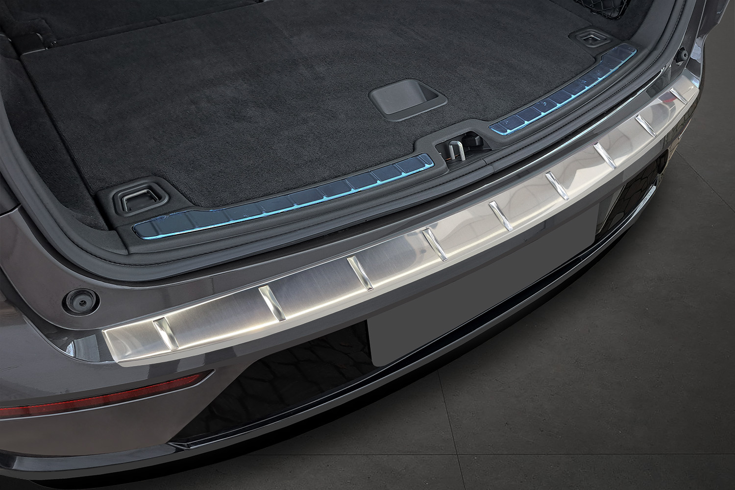 Ladekantenschutz passend für Volvo EX90 2024-heute Edelstahl gebürstet
