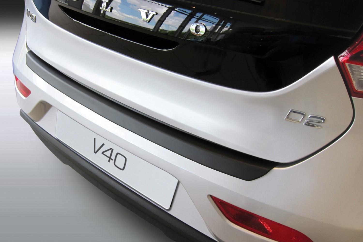 Ladekantenschutz passend für Volvo V40 (P1) 2012-2019 5-Türer Schrägheck ABS - Mattschwarz