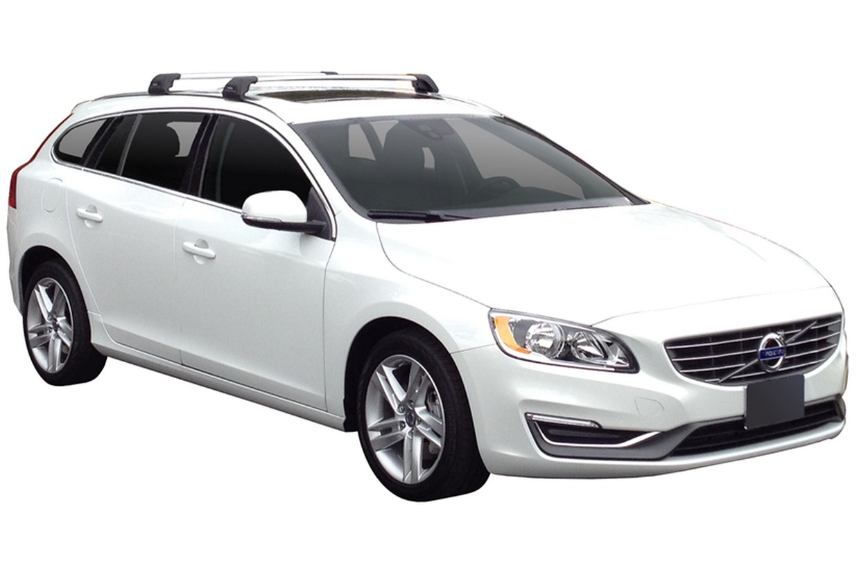 Roof bars Volvo V60 Yakima black CarParts Expert