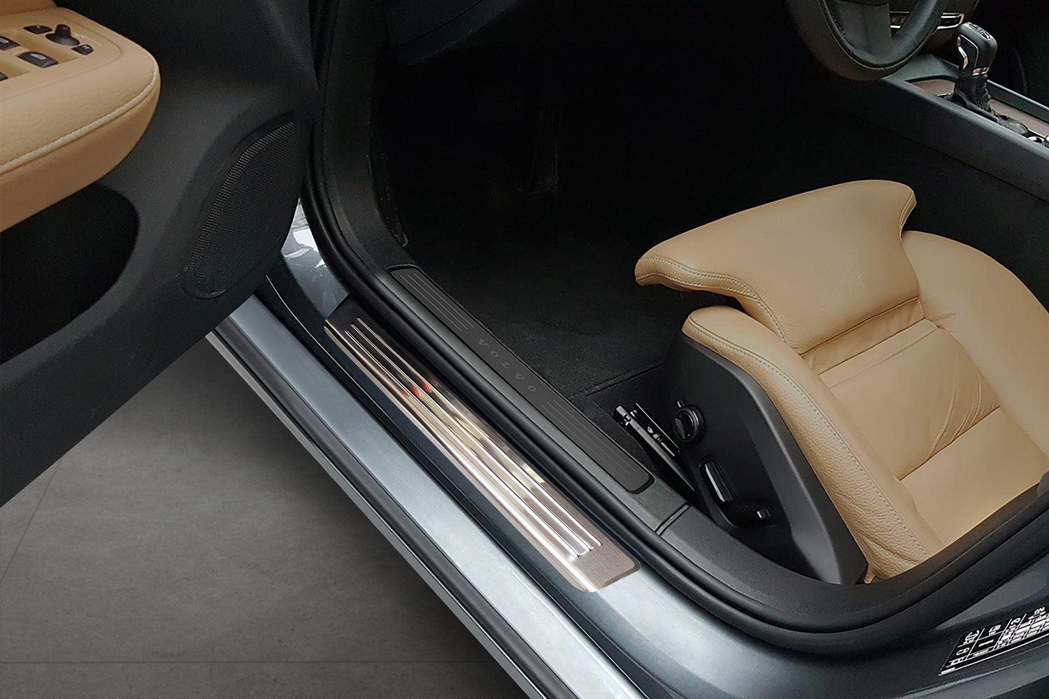 Einstiegsleisten passend für Volvo V60 II 2018-heute Kombi Edelstahl gebürstet 4-teilig
