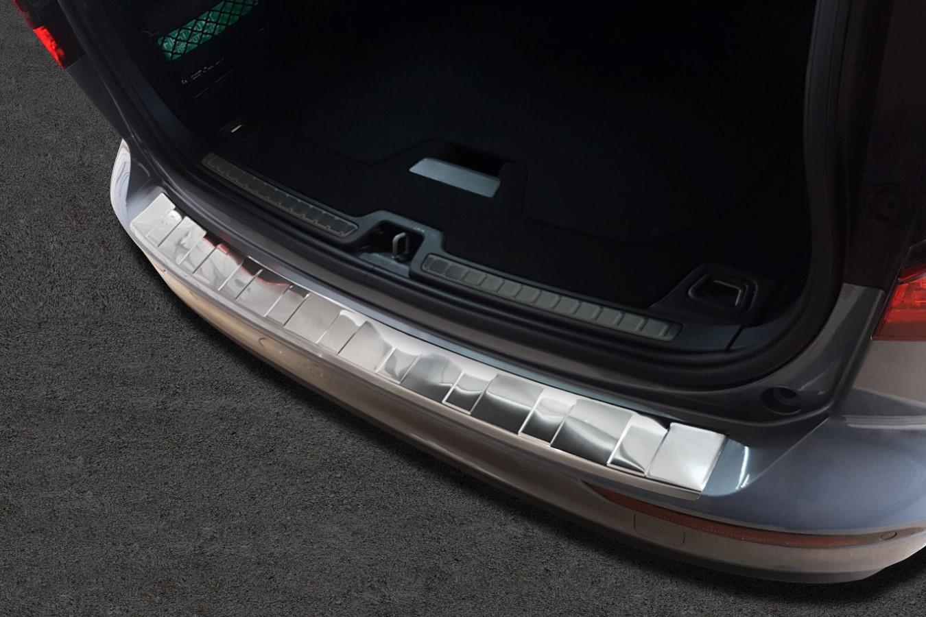  Cuir Tapis Coffre Voiture pour Volvo V60 2011-2017, Couverture  Complète Anti-Rayures Coffre Doublure AntidéRapant Tapis, Coffre  Accessoires,‎A/All-Black