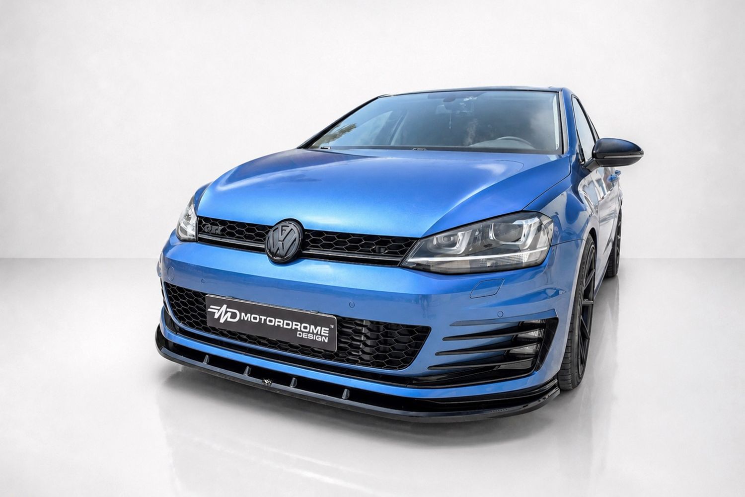 Front spoiler Volkswagen Golf VII (5G) 2012-2016 5-door hatchback ABS (2)