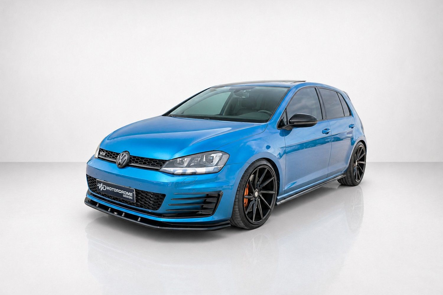 Front spoiler Volkswagen Golf VII (5G) 2012-2016 5-door hatchback ABS (3)