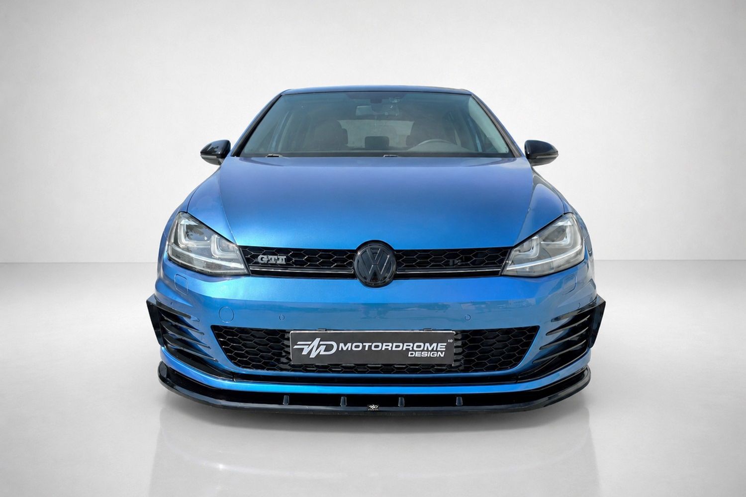 Front spoiler Volkswagen Golf VII (5G) 2012-2016 5-door hatchback ABS (4)