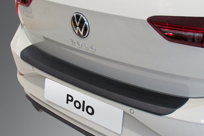 Protection de seuil de coffre Volkswagen Polo VI (AW) 2017-présent 5 portes bicorps ABS - noir mat