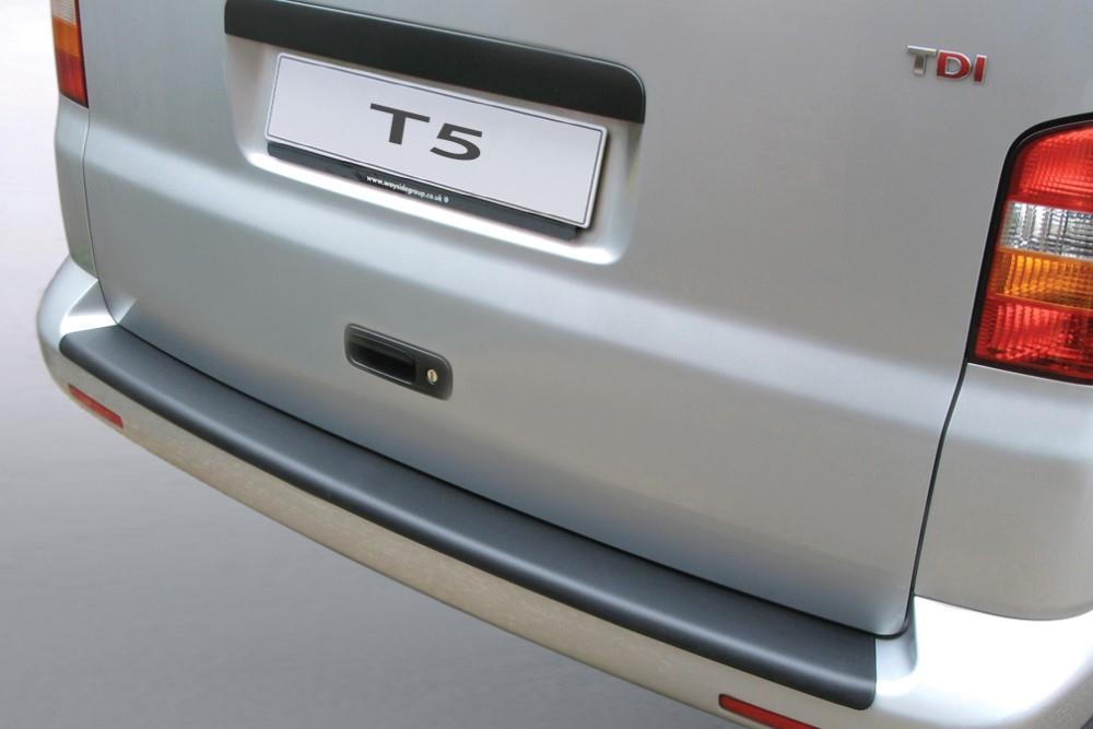 Ladekantenschutz Volkswagen Transporter T5 facelift - Schwarz glänzend