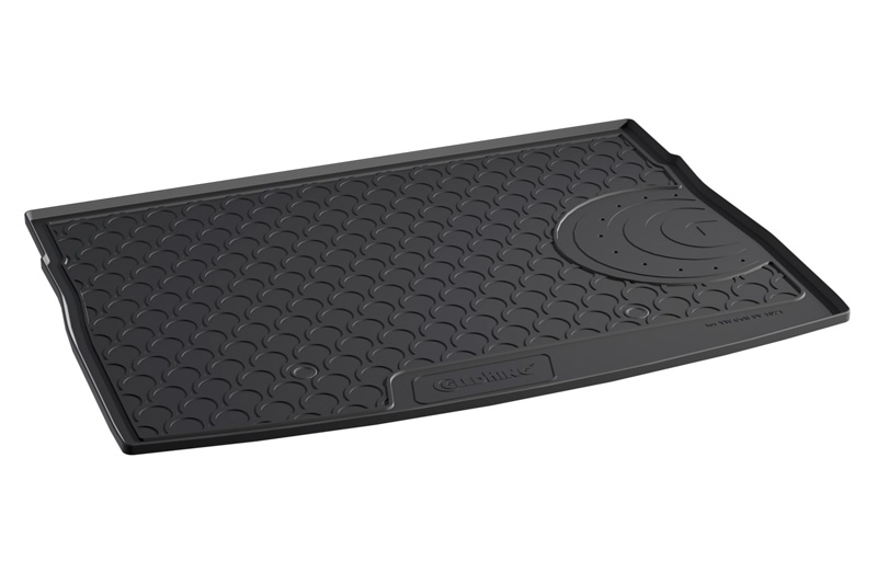  Tapis Coffre Voiture Cuir pour Ran-ge Ro-ver Sport 7-Seat(L494  / LW) 2014-2017, Couverture Complète Coffre Doublure AntidéRapant Coffre  Tapis Protection Housse Accessoires,D/Black