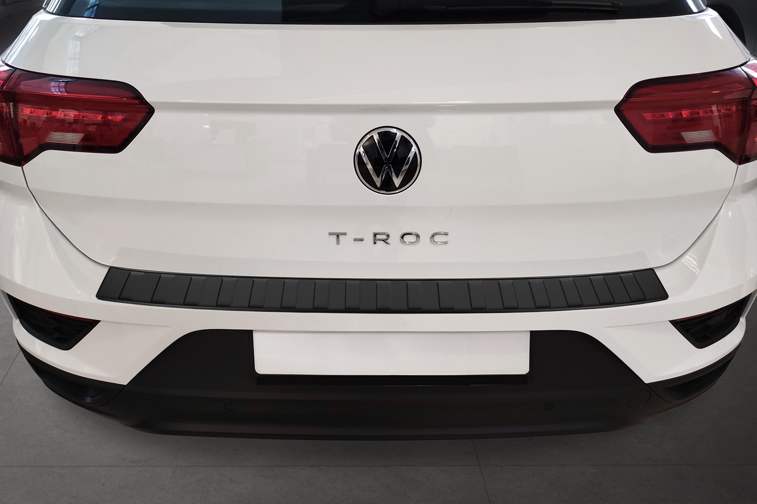 Edelstahl anthrazit T-Roc (A1) Volkswagen matt CarParts-Expert | Ladekantenschutz