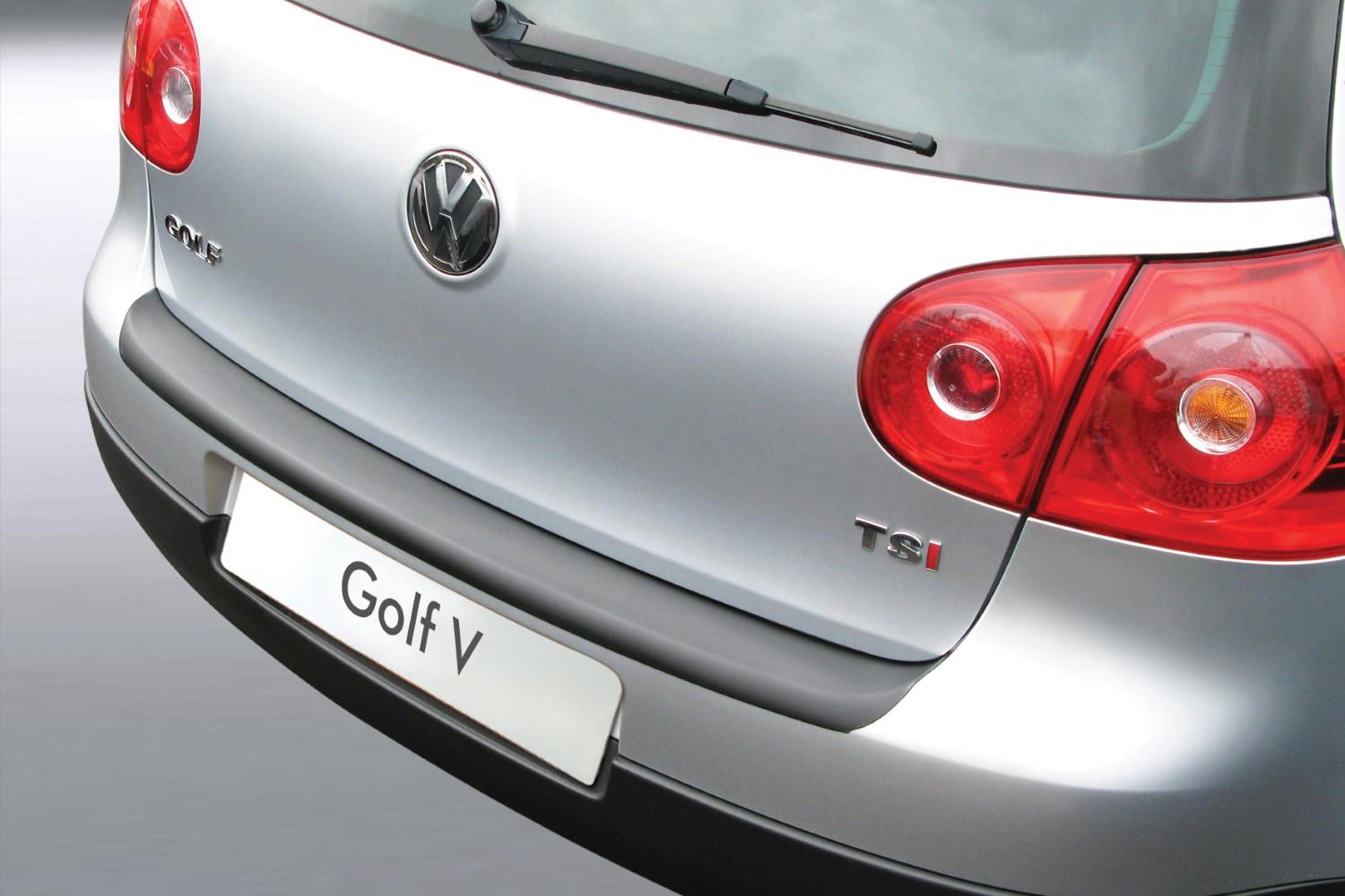 Rear bumper protector suitable for Volkswagen Golf V (1K) 2003-2008 3 & 5-door hatchback ABS - matt black