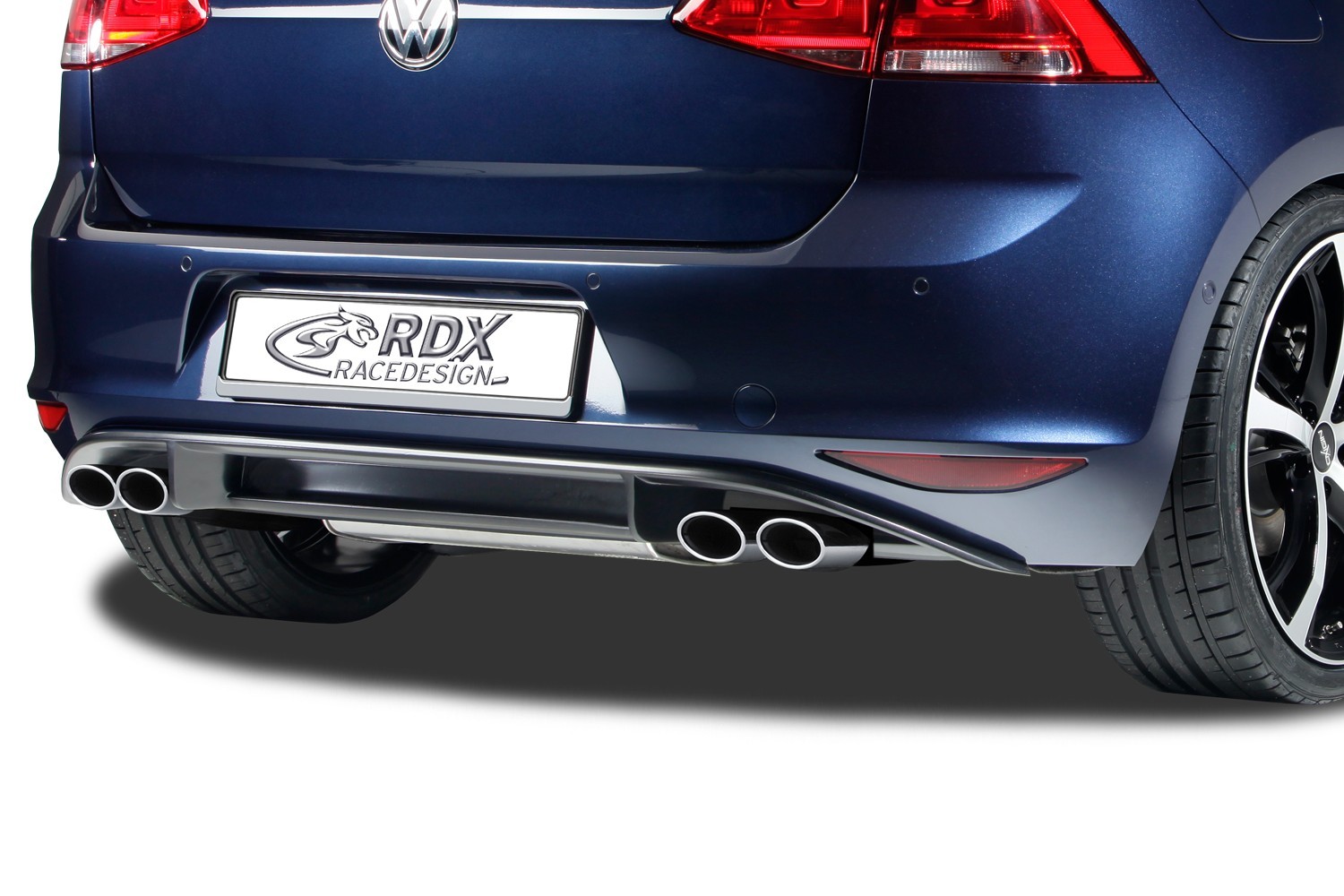 Achterdiffusor geschikt voor Volkswagen Golf VII (5G) 2012-2020 3 & 5-deurs hatchback PU