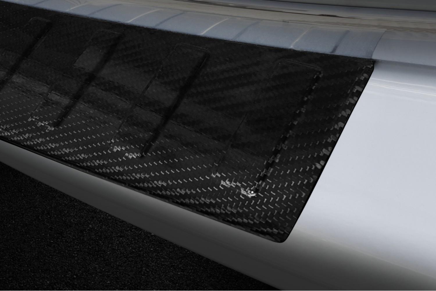 Rear bumper protector Volkswagen Transporter T6 T6.1 carbon CPE