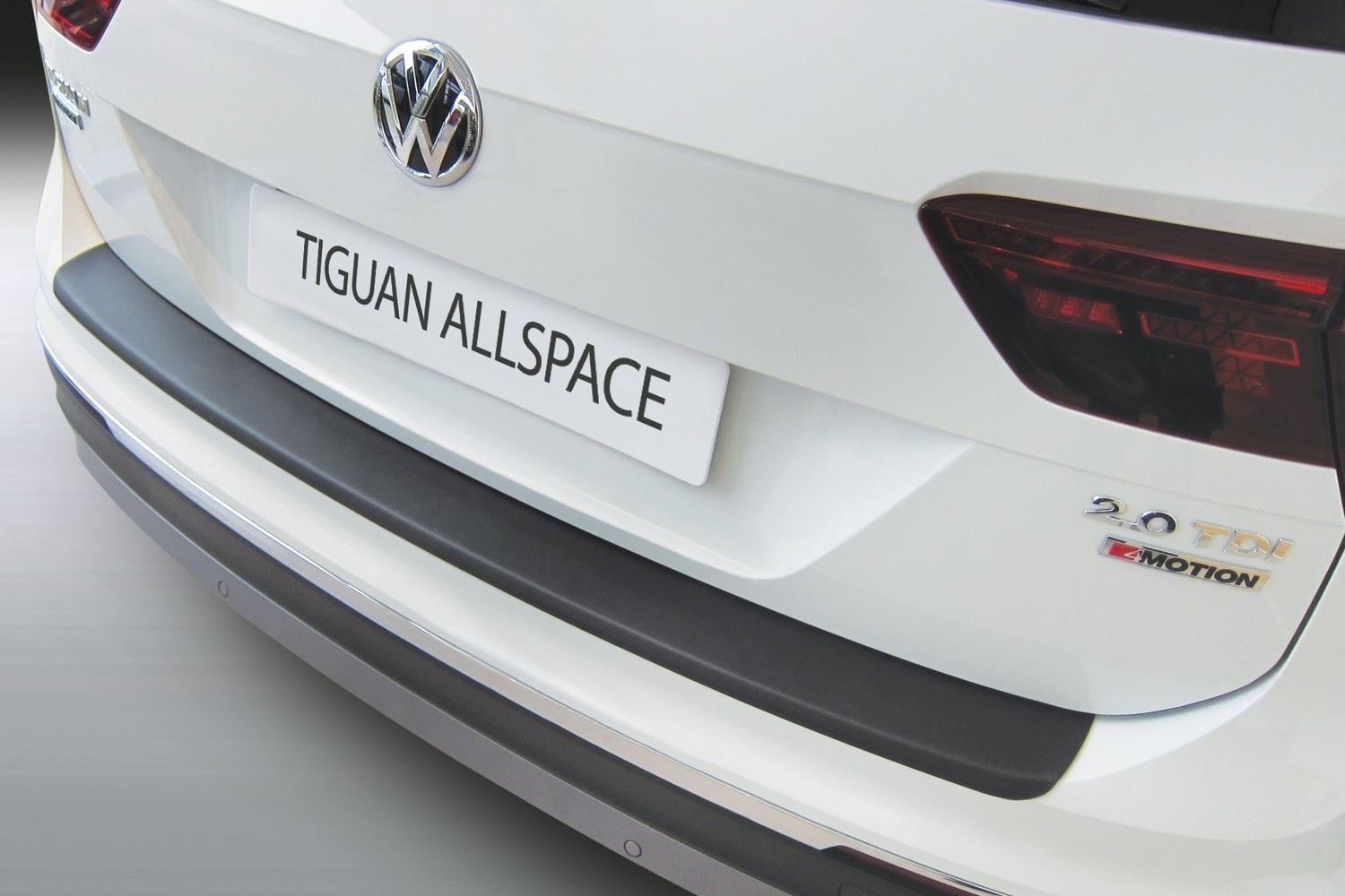 Edelstahl Ladekantenschutz Anthrazit für VW Tiguan 2 V2A 5 Jahre Garantie  2016