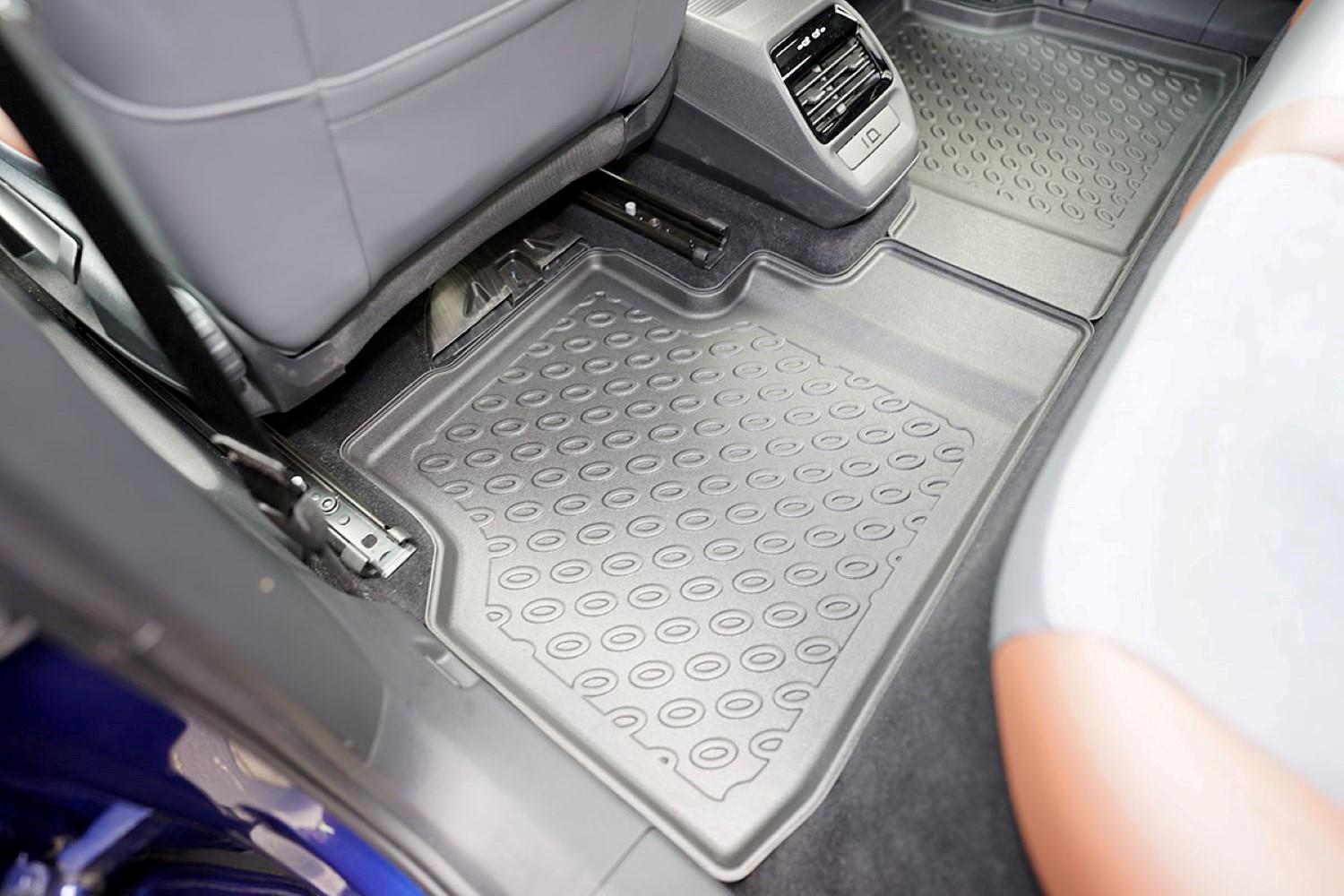 Fußmatten Automatten für VW ID.4 2020-2023 OMAC 3D Auto Schwarz Gummi