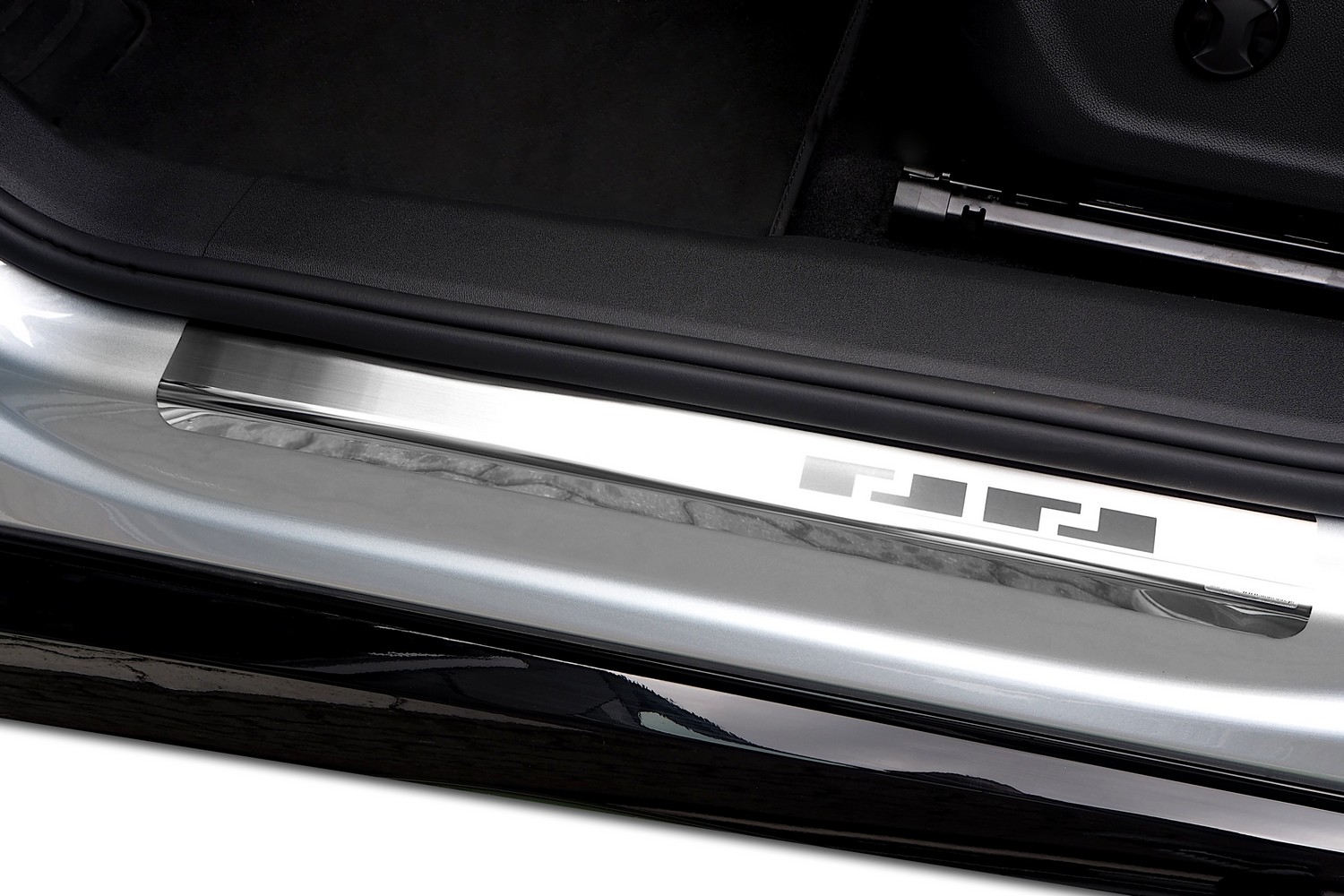 Instaplijsten geschikt voor Volkswagen ID.7 2023-heden 5-deurs hatchback RVS geborsteld