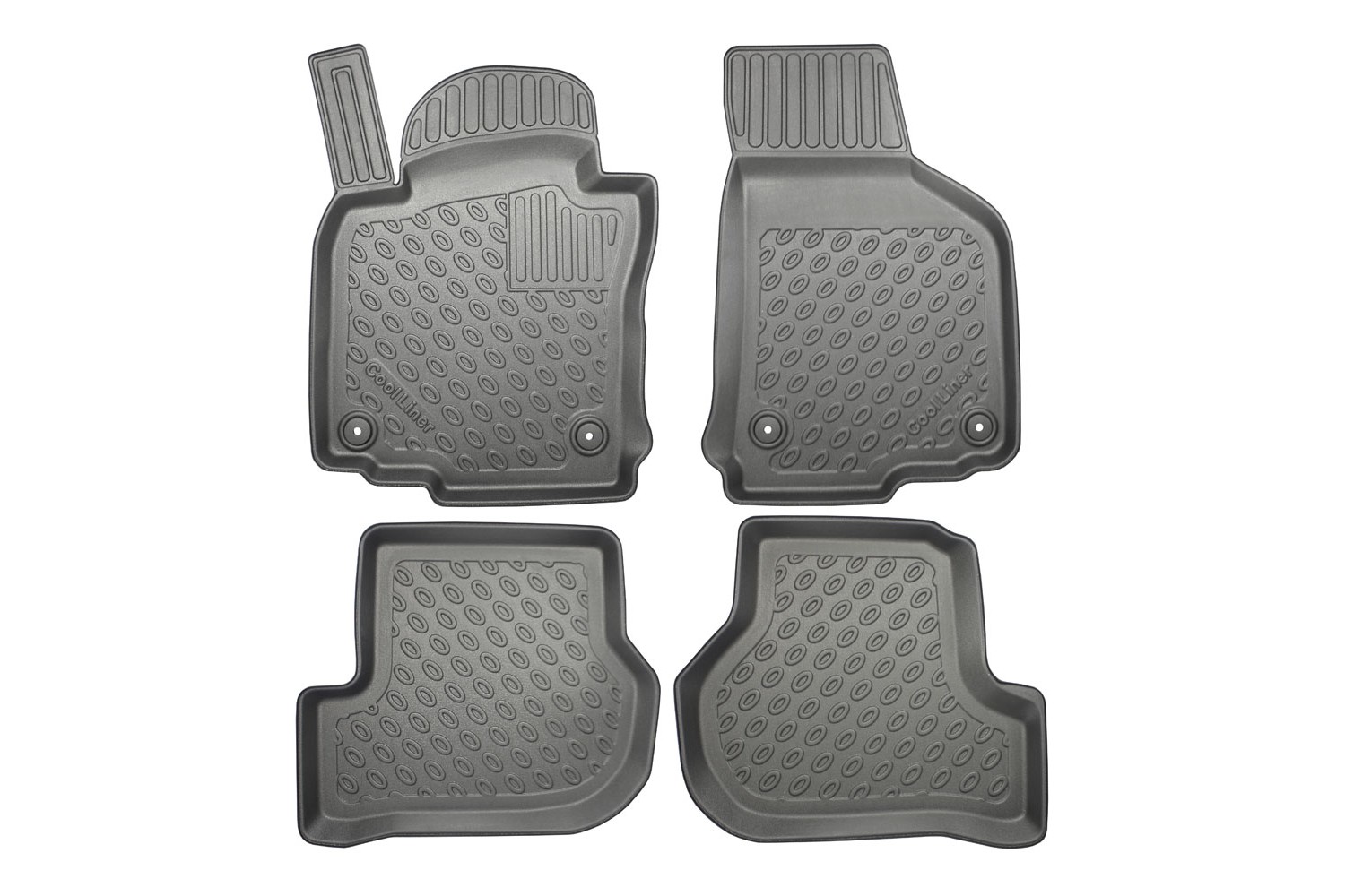 Fußmatten passend für Volkswagen Jetta V (1K) 2005-2011 4-Türer Limousine Cool Liner PE/TPE Gummi