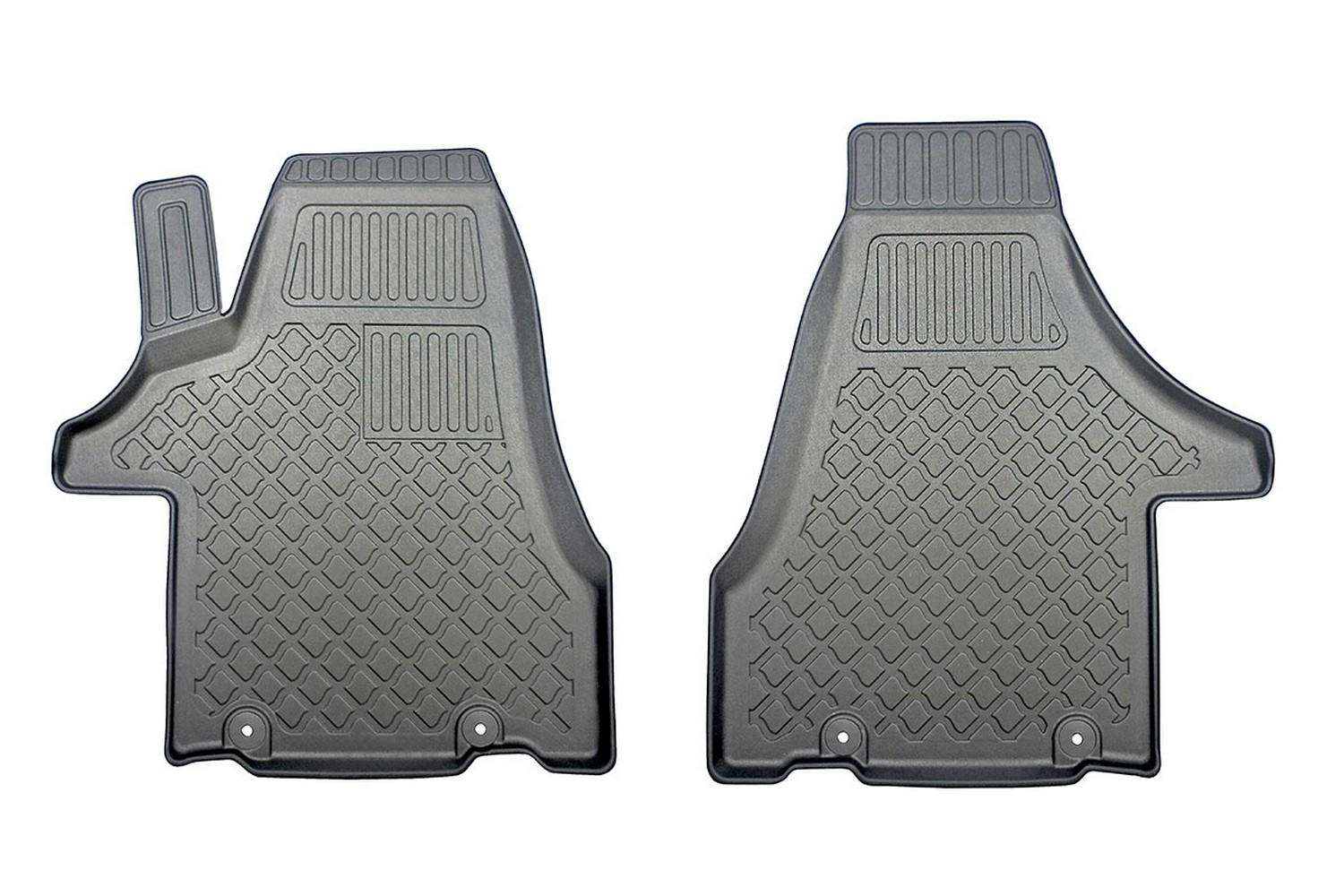 Automatten geschikt voor Volkswagen Transporter T5 2003-2015 Guardliner PE/TPE rubber