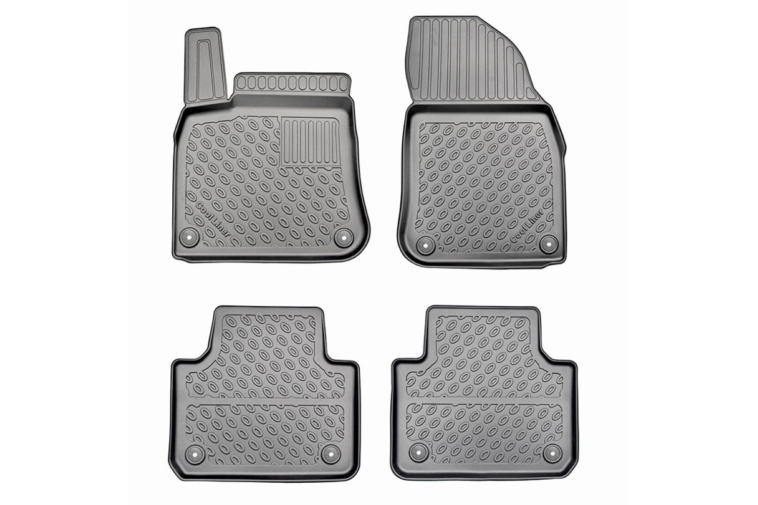 FuBmatten passend fur Volkswagen Touareg III CR7 2018 heute Cool Liner PE TPE Gummi