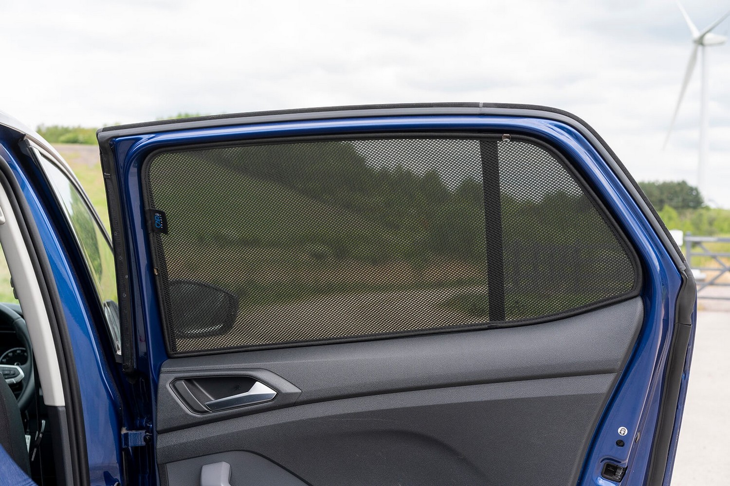 Zonneschermen Volkswagen T-Cross (C1) 2018-heden Car Shades - achterportieren