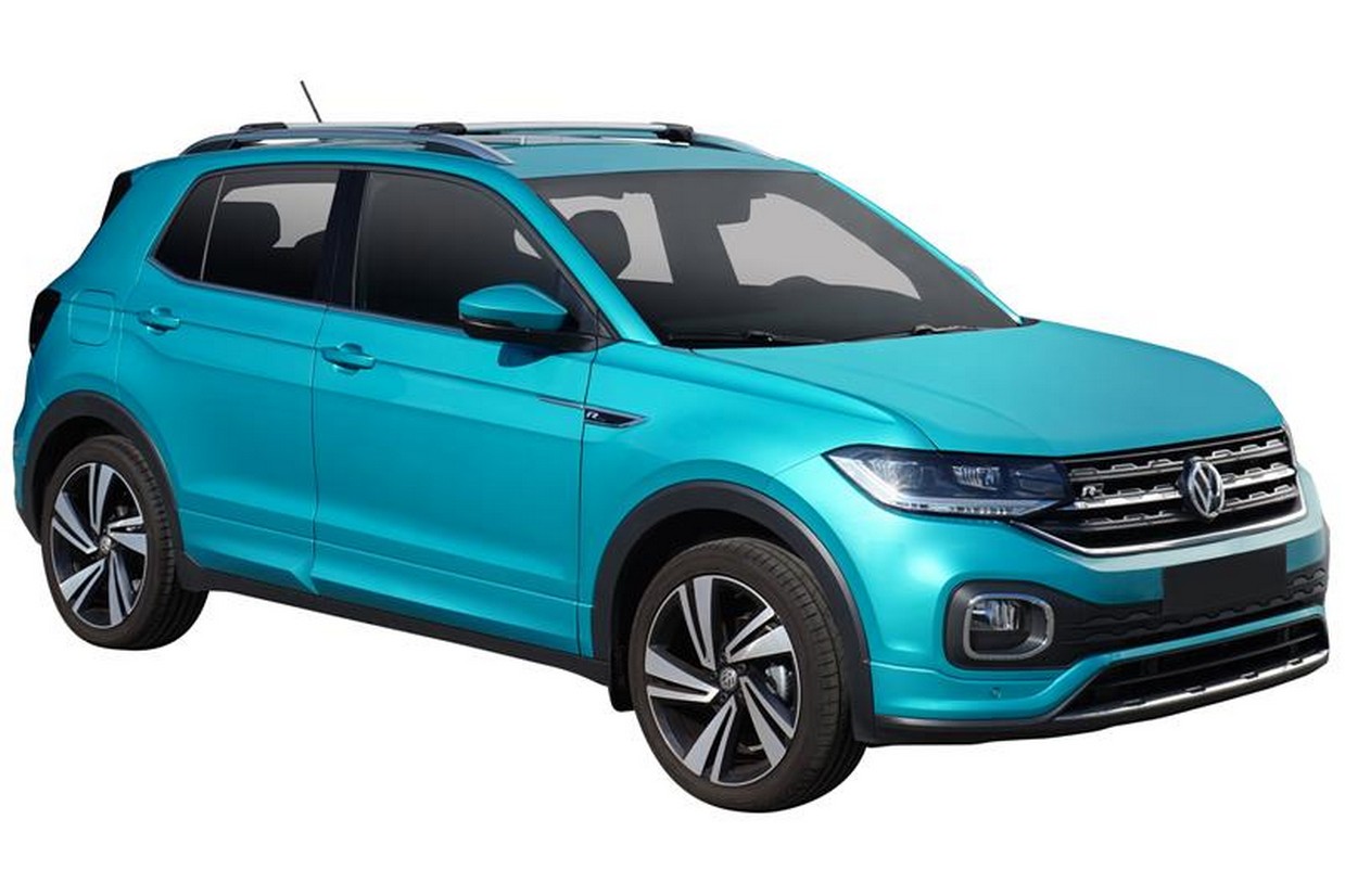 Roof bars Volkswagen T Cross C1 2018 present Yakima Aero RailBar black