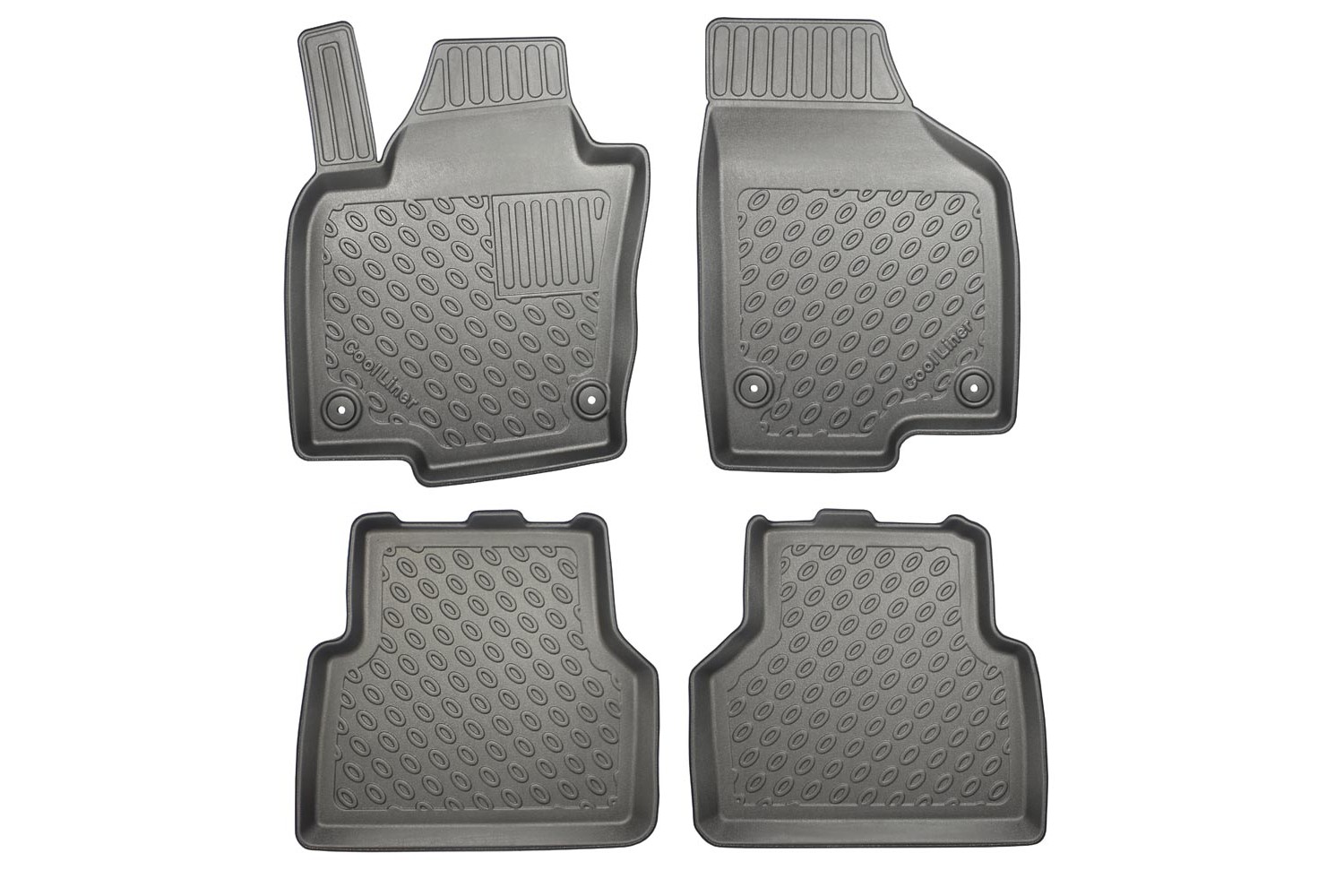 Tapis convient à Volkswagen Tiguan (5N) 2007-2015 Cool Liner PE/TPE caoutchouc
