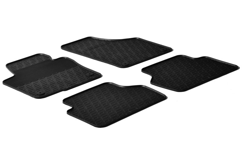 Fußmatten passend für Volkswagen Tiguan (5N) 2007-2015 Rubbasol Gummi