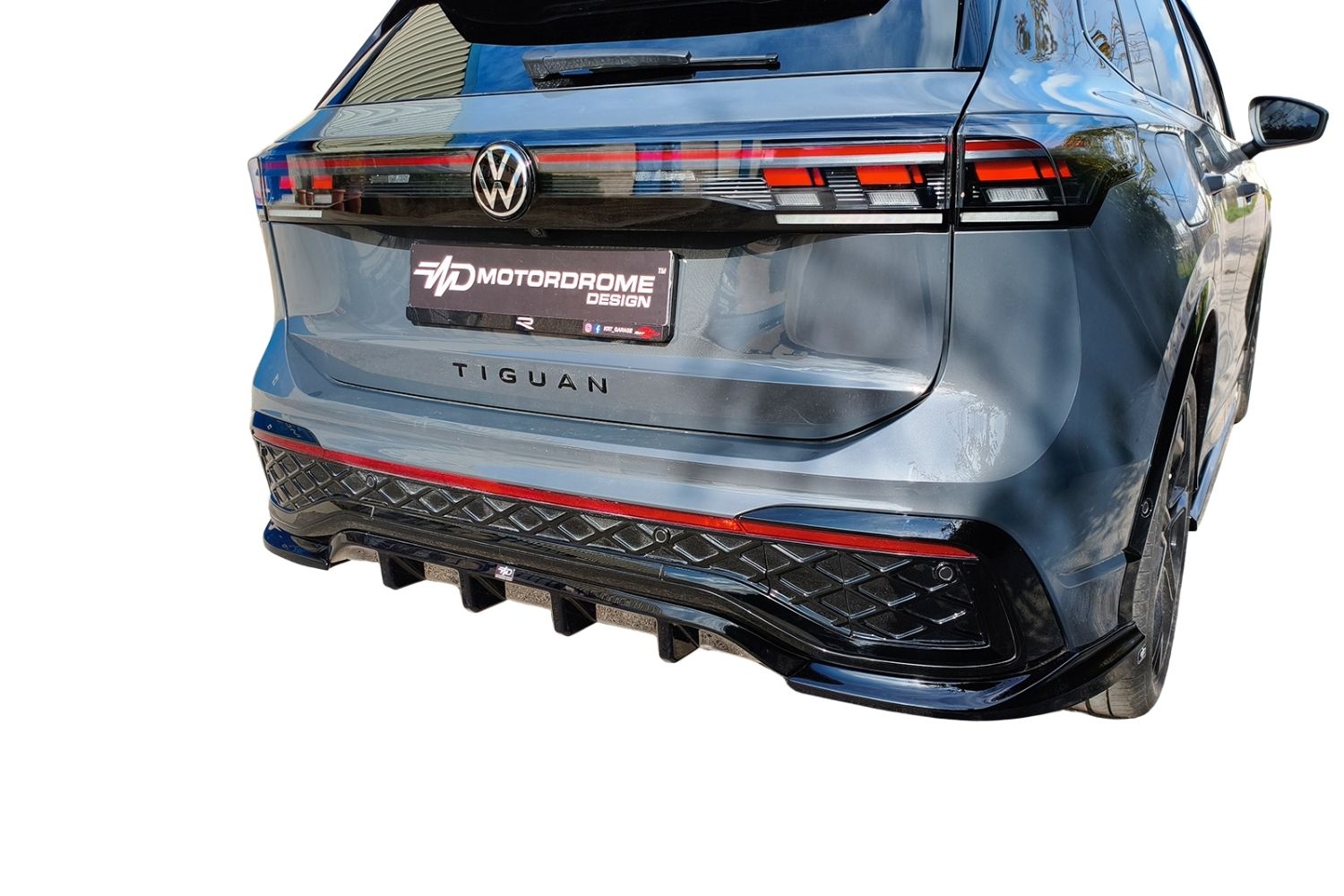 Achterdiffusor geschikt voor Volkswagen Tiguan III 2024-heute ABS