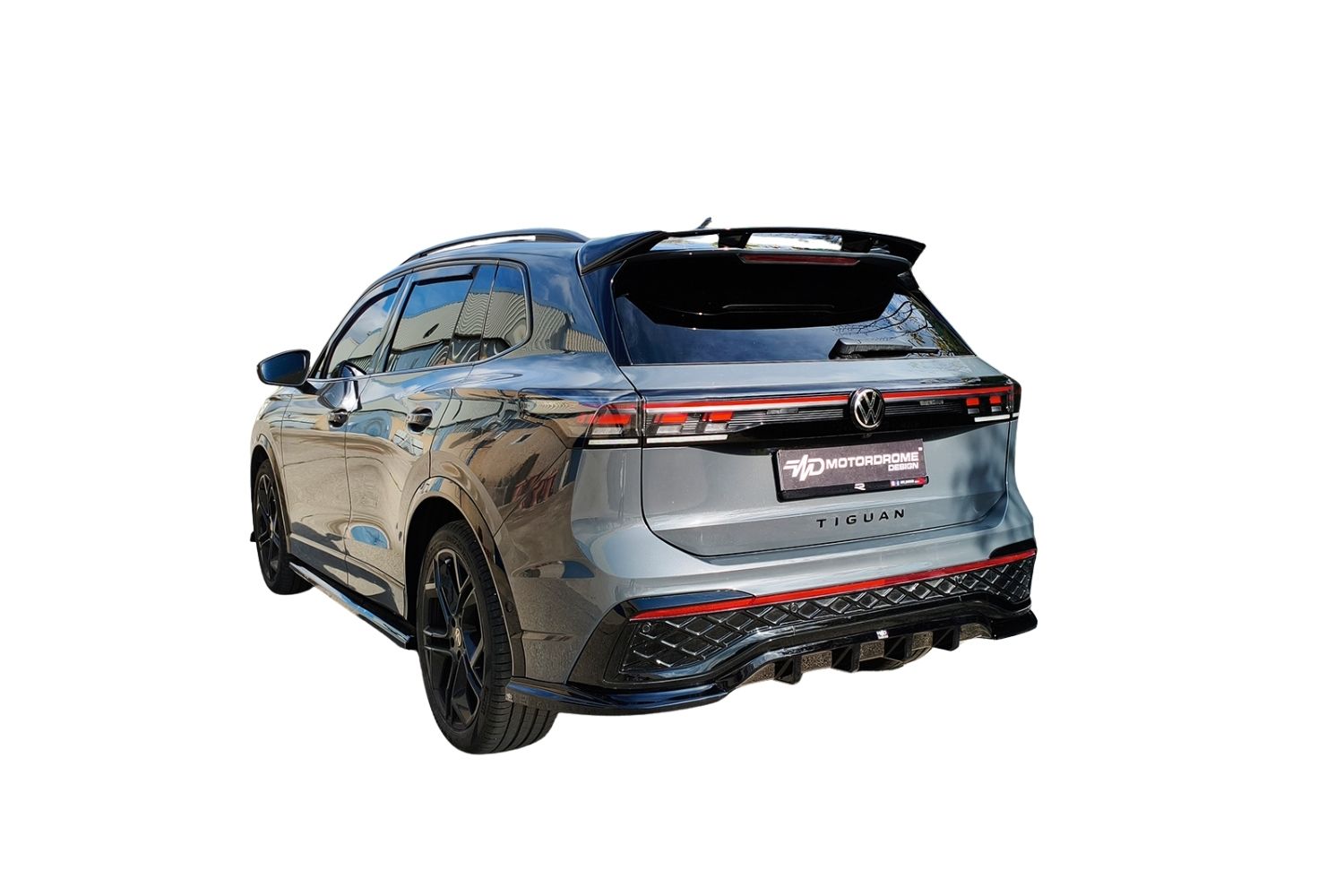 Rear diffuser suitable for Volkswagen Tiguan III 2024-present ABS - painted (3) Rear diffuser suitable for Volkswagen Tiguan III 2024-present ABS - painted (3)