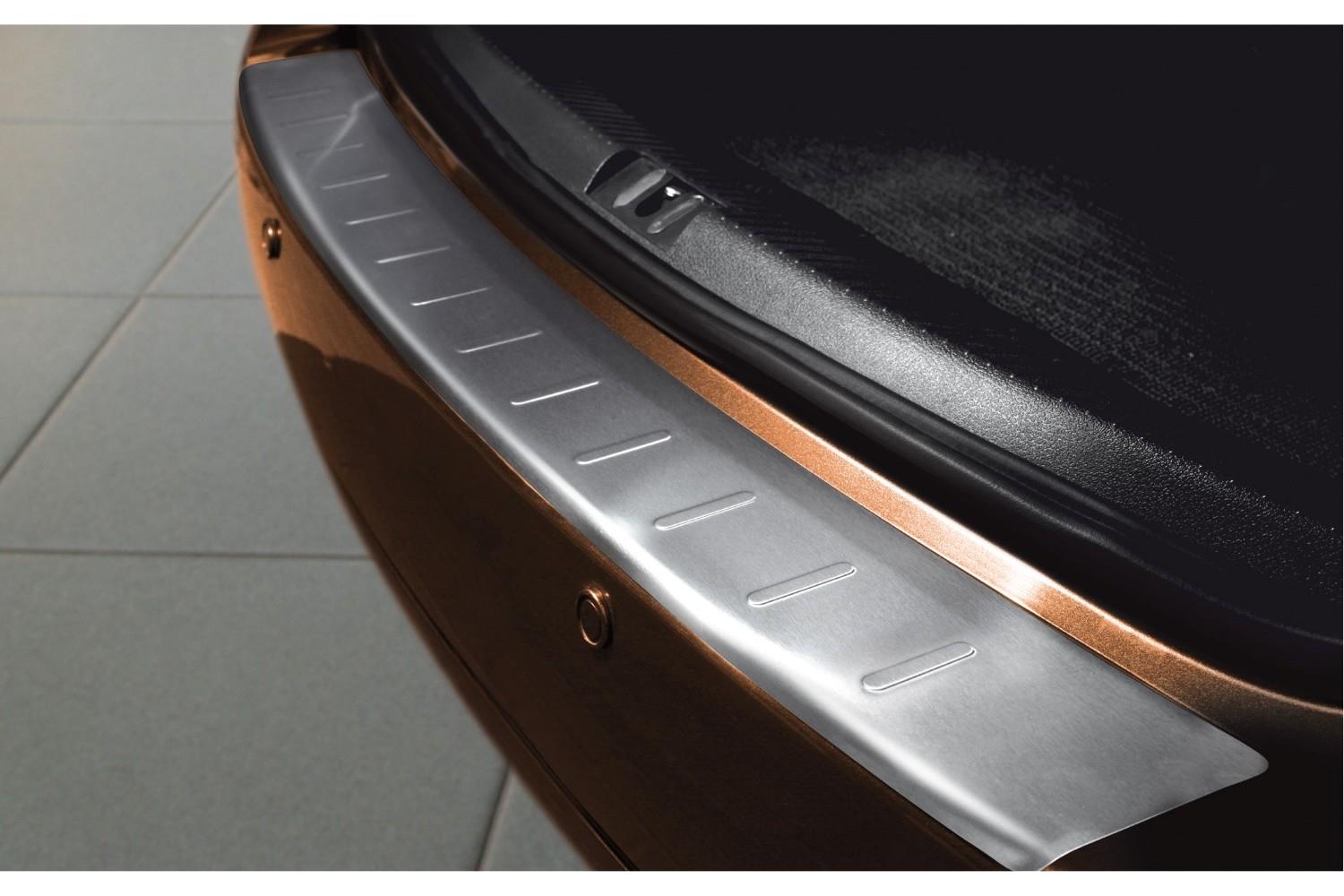 Rear bumper protector suitable for Volkswagen Touran (1T GP2) 2010-2015 stainless steel brushed