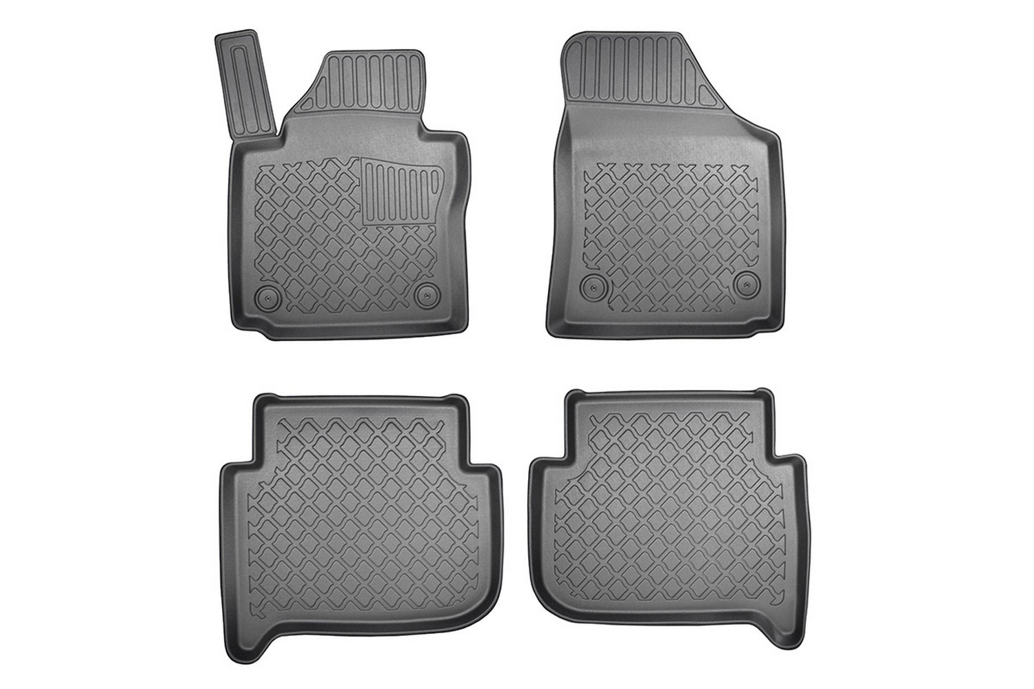 Automatten geschikt voor Volkswagen Touran (1T GP) 2003-2010 Guardliner PE/TPE rubber