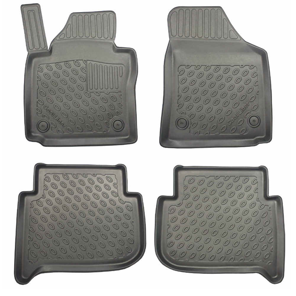 Automatten geschikt voor Volkswagen Touran (1T GP) 2003-2010 Cool Liner PE/TPE rubber