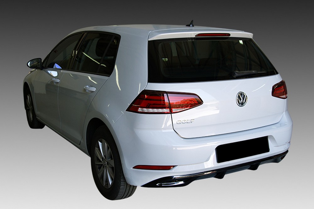 Achterdiffusor geschikt voor Volkswagen Golf VII (5G) 2017-2020 3 & 5-deurs hatchback ABS