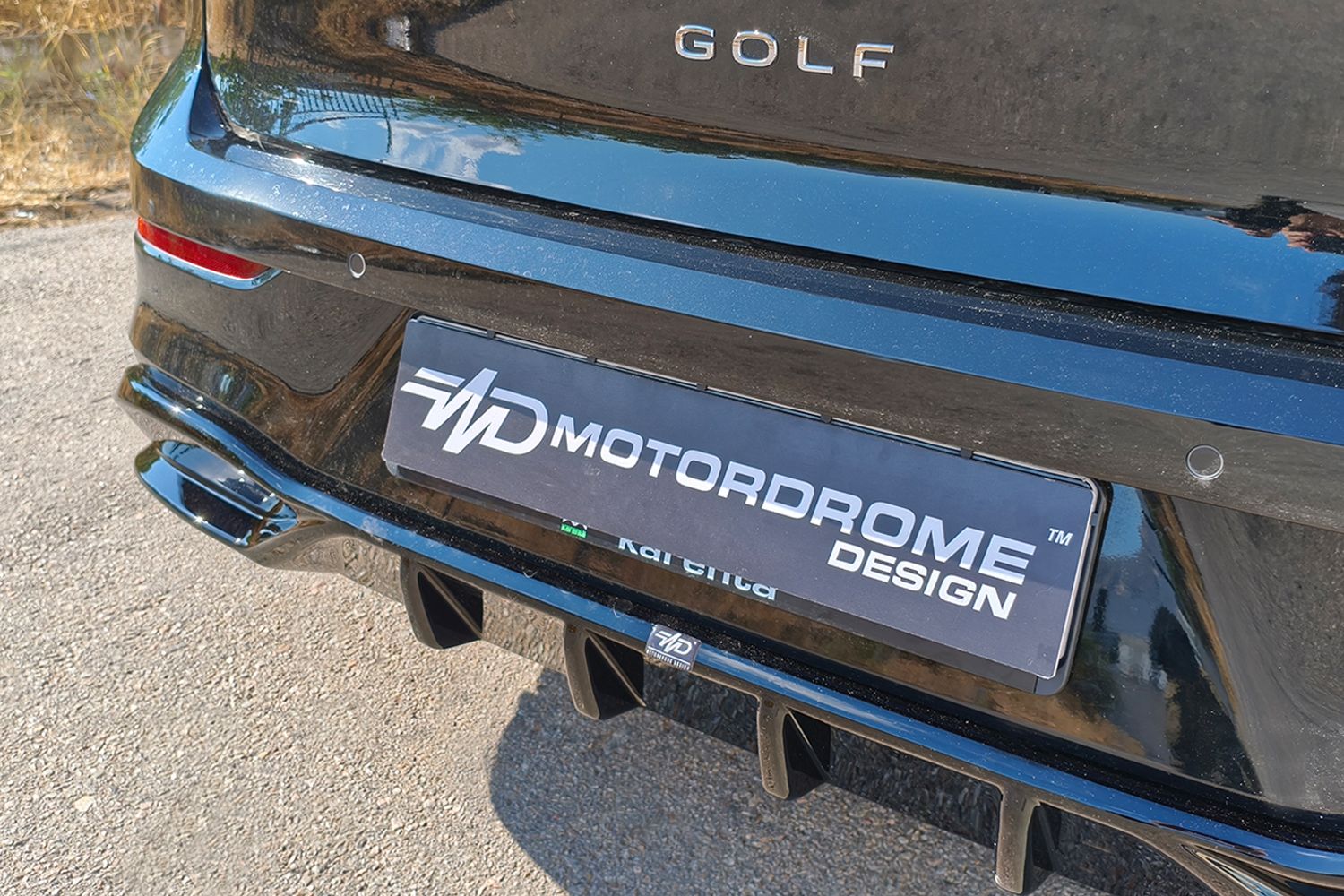 Rear diffuser suitable for Volkswagen Golf VIII (CD) 2024-present 5-door hatchback - painted (4)