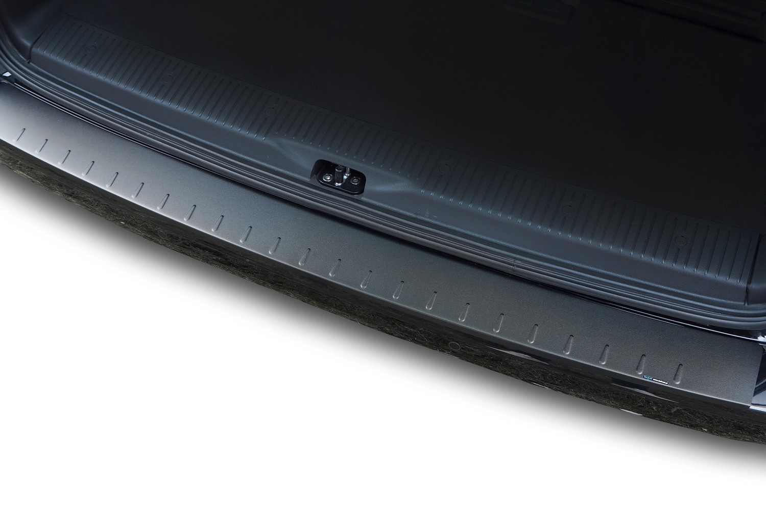 Protection de seuil de coffre convient à Volkswagen Transporter T6 - T6.1 2015-présent aluminium noir mat