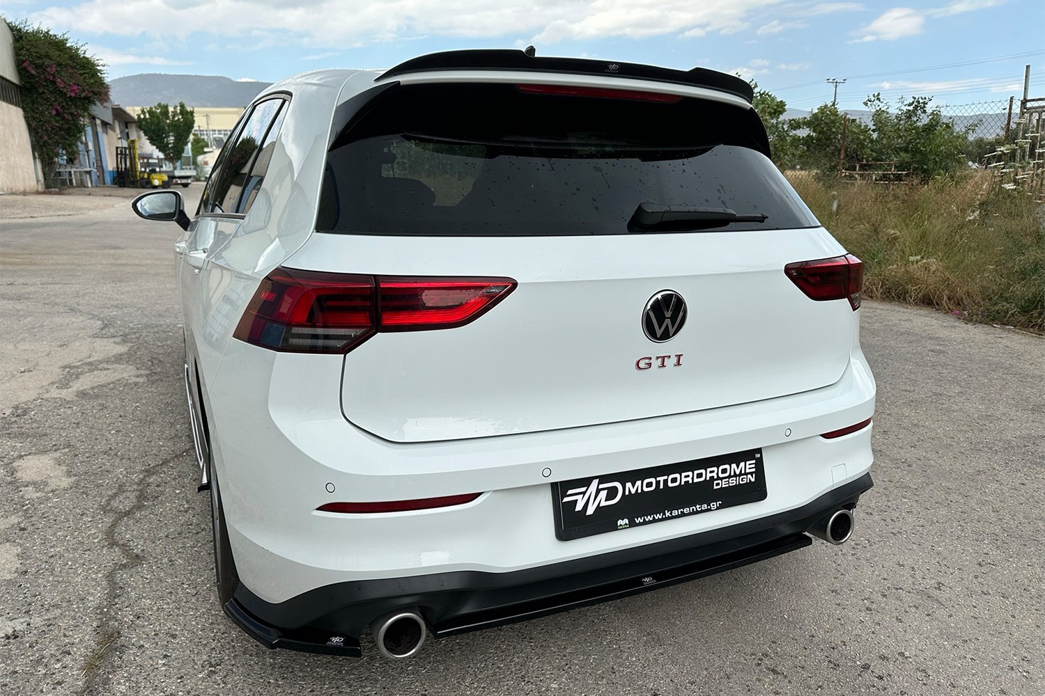 Roof spoiler lip suitable for Volkswagen Golf VIII (CD) 2020-present 5-door hatchback