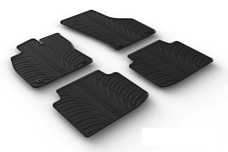 Tapis convient à Volkswagen Arteon 2017-présent 5 portes bicorps caoutchouc Rubbasol