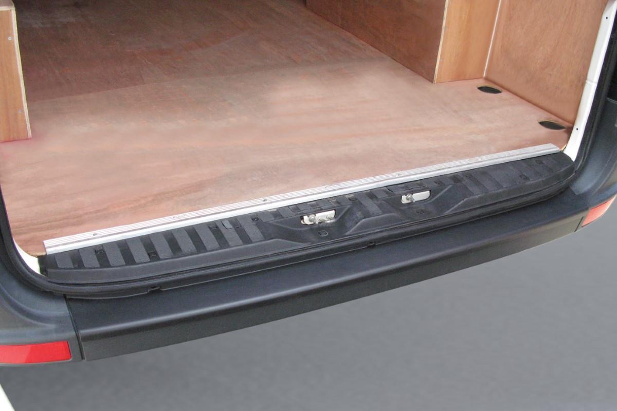 Bumperbeschermer geschikt voor Volkswagen Crafter I 2006-2017 ABS - matzwart