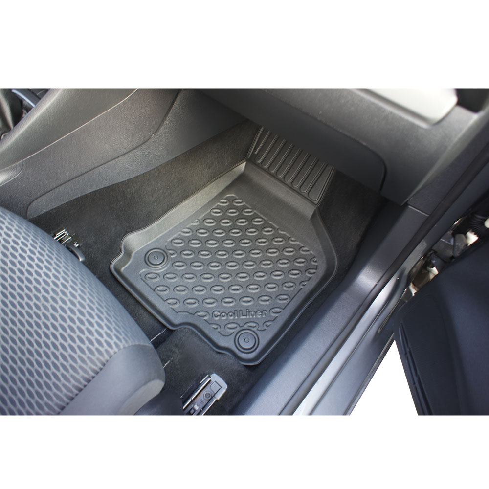 AZUGA Auto-Fußmatten Hohe Gummi-Fußmatten passend für VW Golf 5/VW Golf 6,  für VW Golf V,Golf VI 3-türer/5-türer,5-türer Variant