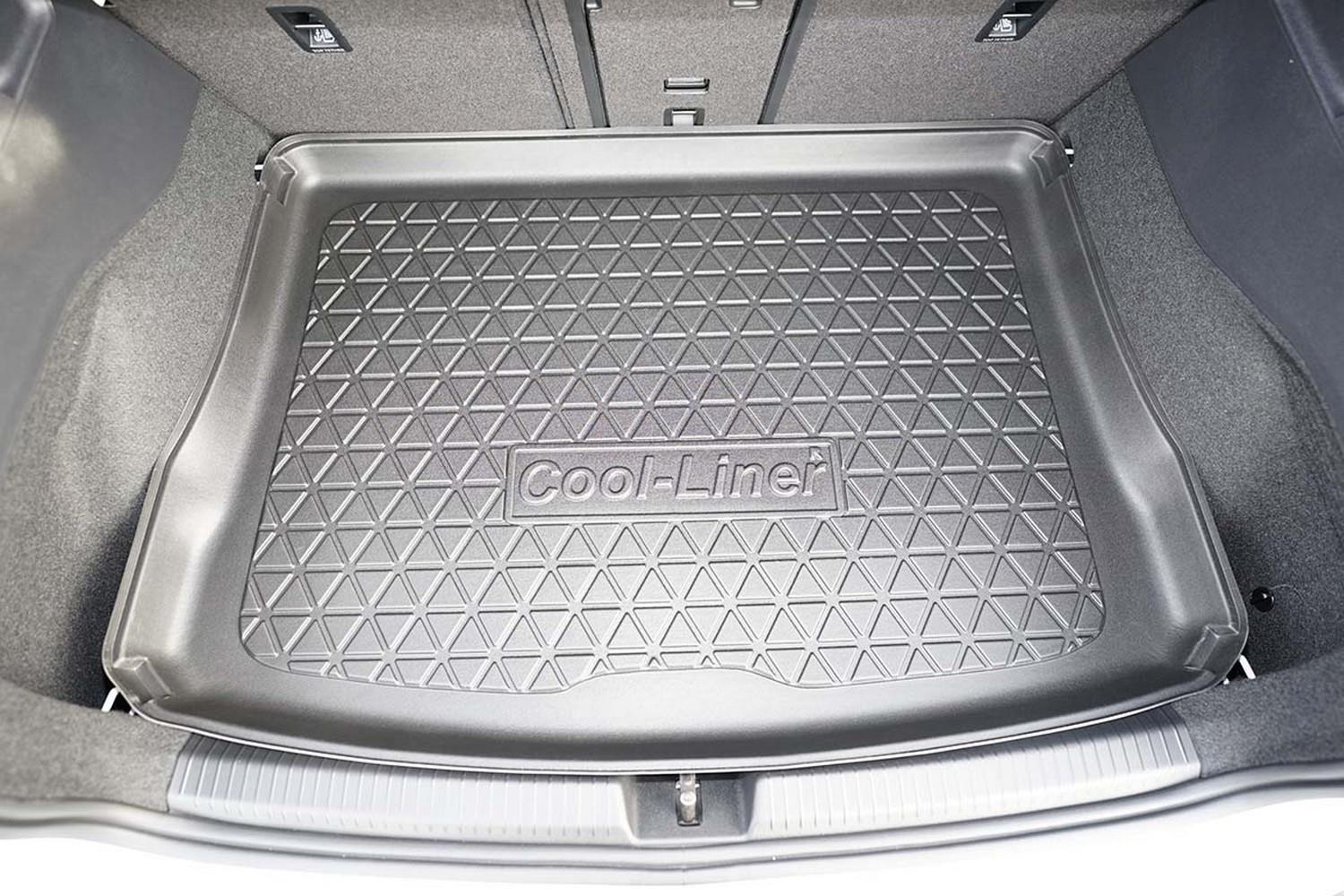 Boot mat Volkswagen ID.3 2019-present 5-door hatchback Cool Liner anti slip PE/TPE rubber