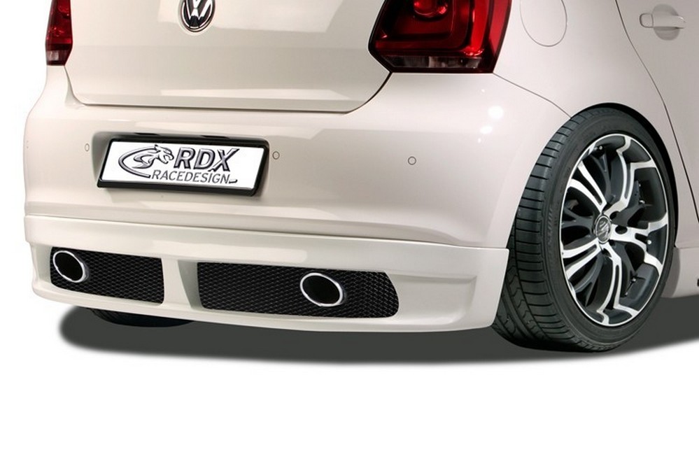 Rear skirt suitable for Volkswagen Polo V (6R - 6C) 2009-2017 3 & 5-door hatchback PU