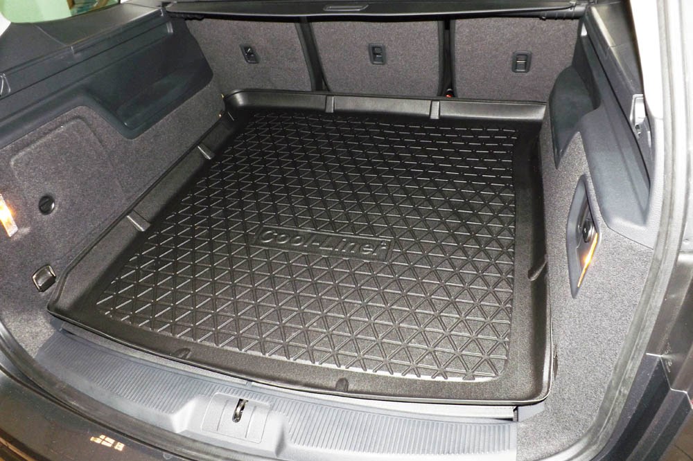 Boot mat Volkswagen Tiguan II Allspace 2017-present Cool Liner anti slip  PE/TPE rubber