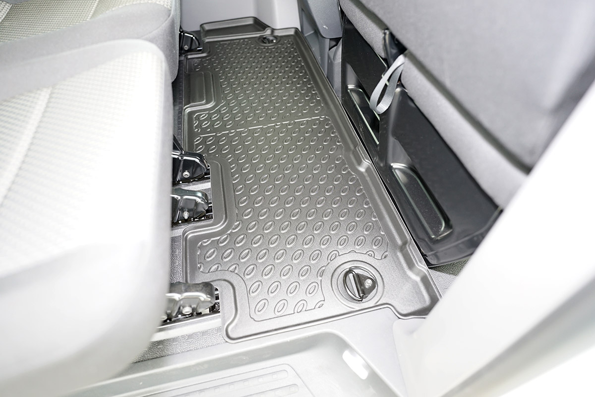Fußmatten passend für Volkswagen Transporter T6 - T6.1 2015-heute Cool Liner PE/TPE Gummi